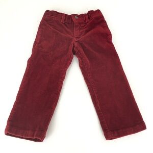 Polo Ralph Lauren Corduroy Pants Size Kids 2/2T Red